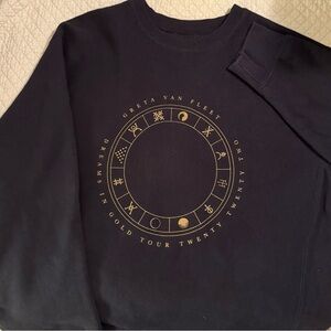 Greta Van Fleet Dreams in Gold Tour Sweatshirt (Navy Blue)